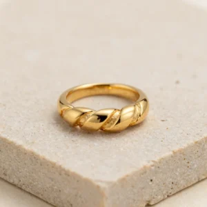 Astra Croissant Band Ring