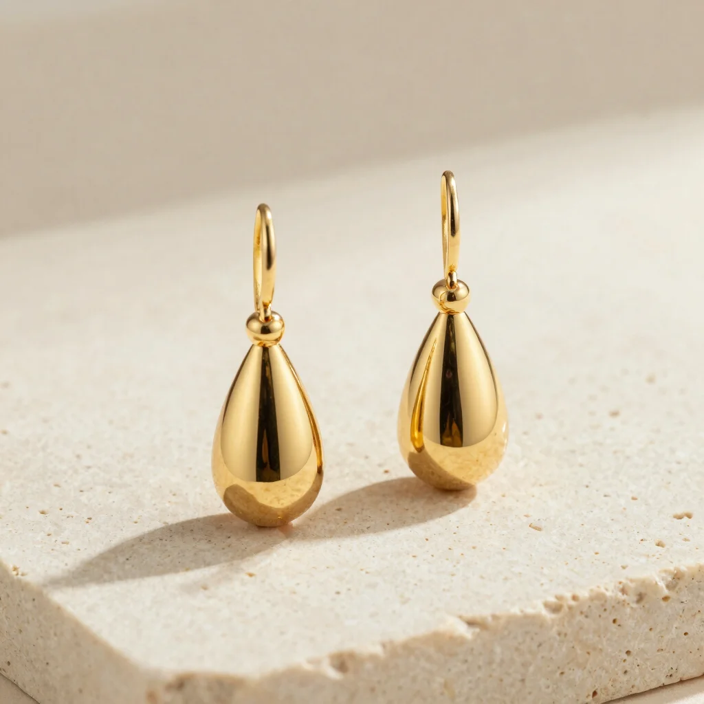 Serene Waterdrop Drop Earrings