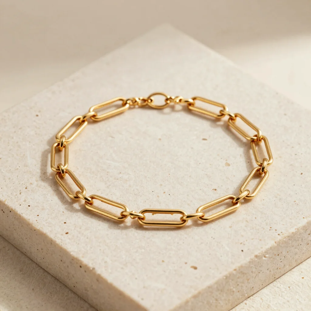 Orbit Paperclip Link Bracelet